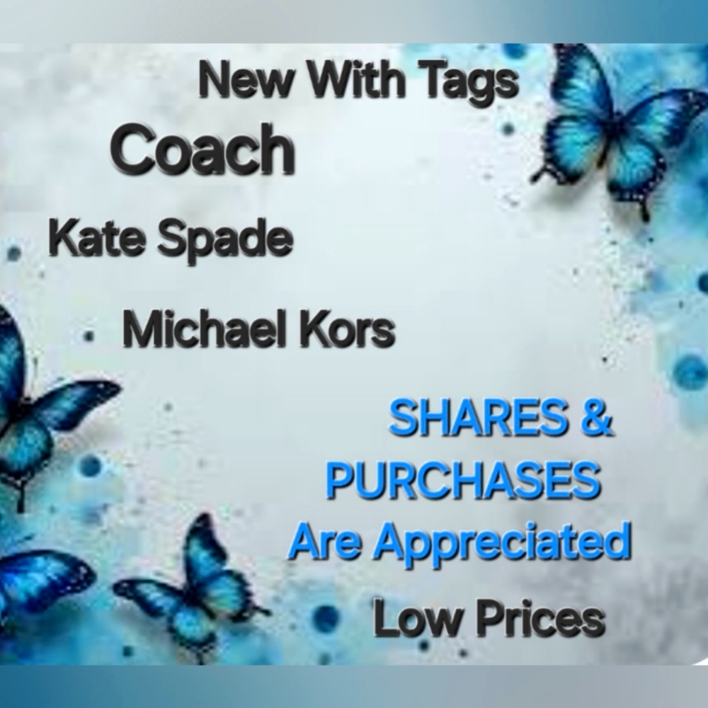New Coach,Kate Spade,Michael Kors,Low Prices 🦋 NWT Great Gift Idea's